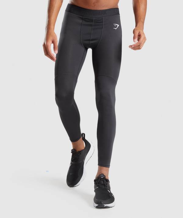 Panske Legíny Gymshark Element Baselayer Čierne | FS4017582